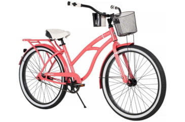 Image of Huffy Hawthorn Premium Cruiser Bike - Womens, Coral, 26in, 26831