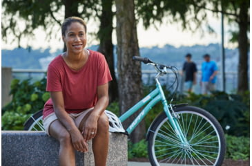 Image of Huffy Hyde Park Lightweight Comfort Bike, 7 Speed - Womens, Mint, 27.5 inch, 76710