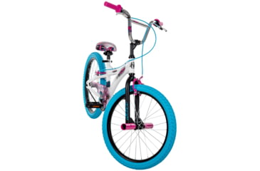Image of Huffy Jazzmin BMX-Style Bike - Girls, White/Blue/Pink, 20 in, 23092