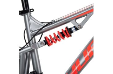 Image of Huffy Marker Mountain Bike 21 Speed Bike - Mens, Silver/Orange, 24in, 24940