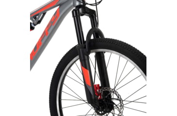Image of Huffy Marker Mountain Bike 21 Speed Bike - Mens, Silver/Orange, 24in, 24940