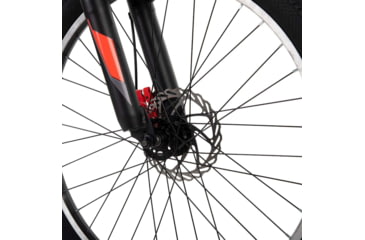 Image of Huffy Marker Mountain Bike 21 Speed Bike - Mens, Silver/Orange, 24in, 24940