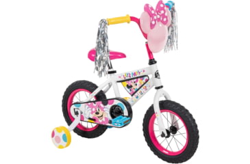 Image of Huffy Minnie Kids Bike - Girls, Pinks/White/Blue/Yellow, 12 in, 22252