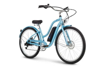 Image of Huffy Parkside 7-Speed Electric Bicycles - Womens, 27.5 inch, Blue, E5871P7