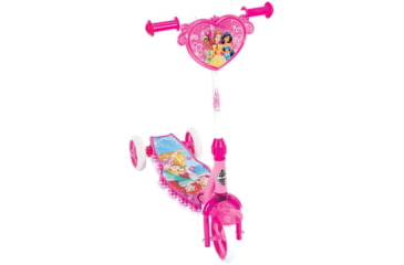 Image of Huffy Princess Electro-Light 3WHL Preschool Kids Scooter - Girls, Pink/White, 28411
