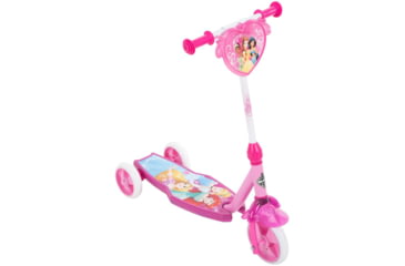 Image of Huffy Princess Electro-Light 3WHL Preschool Kids Scooter - Girls, Pink/White, 28411