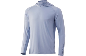Image of HUK Performance Fishing A1A Hoodie - Men's, Blue Fog, XXL, H1200440-473-XXL