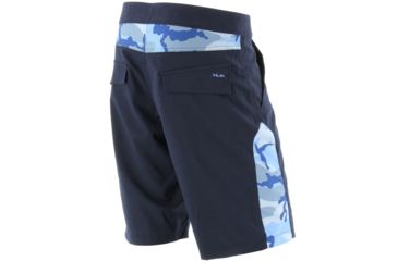 Image of HUK Camo Board Shorts, 38in Waist, Carolina Blue Camo H2000000CBC38