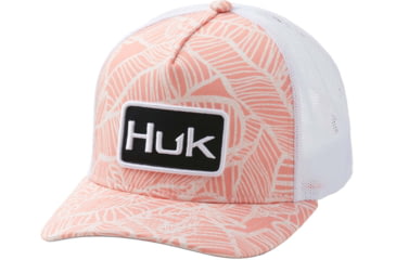 Image of HUK Performance Fishing Linear Leaf Trucker - Womens, Desert Flower, One Size, H6300033-687-1