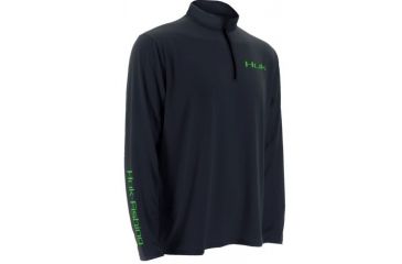Image of HUK Icon 1/4 Zip, Black, XXL H1200065BLKXXL