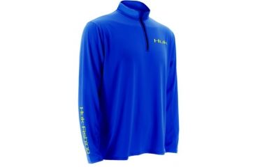Image of HUK Icon 1/4 Zip, Royal, Small H1200065RYLS