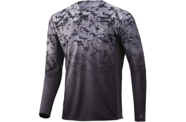 Image of HUK Performance Fishing Icon X Tide Change Fade L/S Shirt - Mens, Castaway, XL, H1200388-953-XL