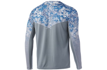 Image of HUK Performance Fishing Icon X Tide Change Fade L/S Shirt - Mens, The Edge, S, H1200388-957-S