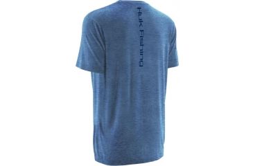 Image of HUK Inked Bass Tee, Heather Carolina Blue, Medium H1000039HCBM