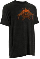 Image of HUK Inked Catfish Tee, Dark Grey Heather, Small H1000038DGHS