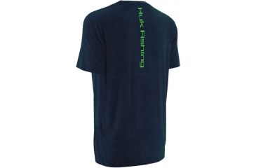 Image of HUK Inked Catfish Tee, Heather Navy, Small H1000038HNVS