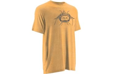 Image of HUK Inked Catfish Tee, Heather Orange, Small H1000038HOGS