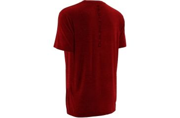 Image of HUK Inked Walleye Tee, Heather Red, Large H1000040 HRDL