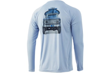Image of HUK Performance Fishing KC Big Truck Pursuit Shirt - Men's, Coastal Sky, XL, H1200418-427-XL