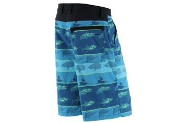 Image of HUK KC Fish Guide Shorts, 30in Waist, Turquoise H2000007TRQ30