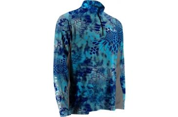 Image of HUK Kryptek Icon 1/4 Zip, Pontus, Medium H1200007PONM