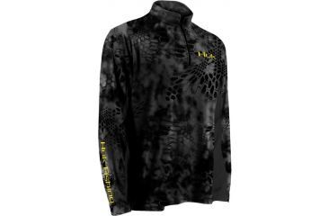 Image of HUK Kryptek Icon 1/4 Zip, Typhon-Yellow, Medium H1200007TY1M