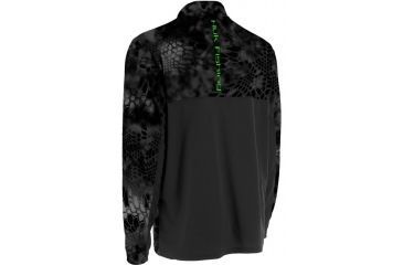 Image of HUK Kryptek Icon 1/4 Zip, Typhon-Neon Green, Extra Large H1200007TY2XL