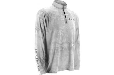 Image of HUK Kryptek Icon 1/4 Zip, Yeti-Grey, Small H1200007YT2S
