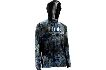 Image of HUK Kryptek Icon Hoody, Small, Neptune H1200059NEPS