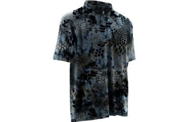 Image of HUK Kryptek Icon Polo, Large, Neptune H1200066NEPL