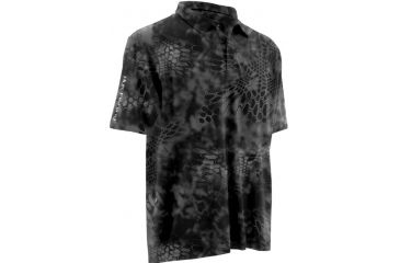 Image of HUK Kryptek Icon Polo, Large, Typhon-White H1200066TY4L