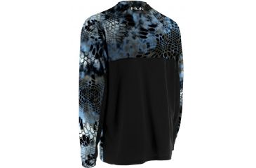 Image of HUK Kryptek LoPro Icon Long Sleeve, Neptune, Small H1200045NEPS
