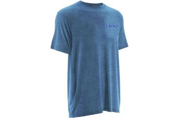 Image of HUK KScott Fourth Tee, Heather Carolina Blue, Small H1000055 HCBS