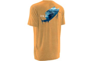 Image of HUK KScott Rising Sail Tee, Heather Orange, Extra Large H1000036HOGXL