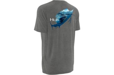 Image of HUK KScott Rising Sail Tee, True Grey Heather, XXXL H1000036TGHXXXL