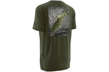 Image of HUK KScott Small Mouth Tee, Heather Green, Small H1000032HGNS