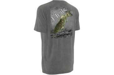 Image of HUK KScott Small Mouth Tee, True Grey Heather, Small H1000032TGHS
