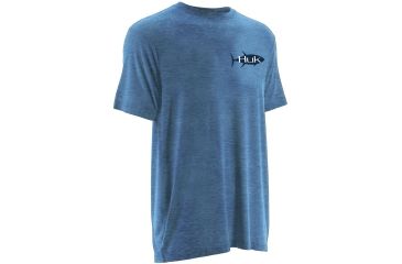 Image of HUK KScott Tuna Tee, Heather Carolina Blue, Small H1000035HCBS