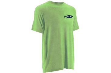 Image of HUK KScott Tuna Tee, Heather Neon Green, Small H1000035HNGS