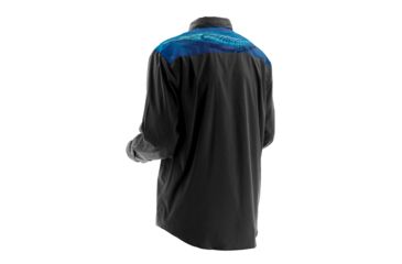 Image of HUK KScott Twin Diesel Phenom Long Sleeve Woven Shirt, Black, Large H1500016BLKL