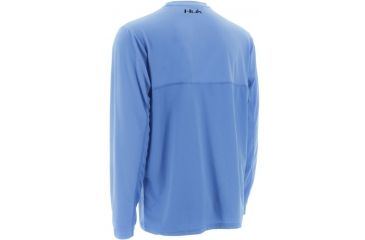 Image of HUK LoPro Icon Long Sleeve, Carolina Blue, Small H1200070CBLS