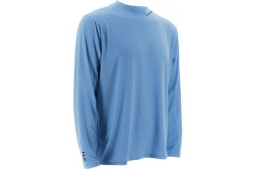 Image of HUK LoPro Icon Long Sleeve, Carolina Blue, Small H1200070CBLS