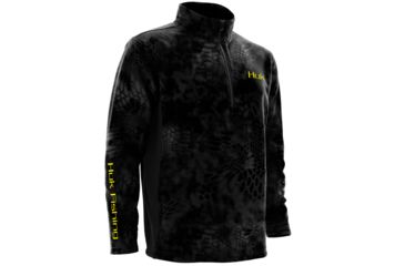 Image of HUK Mens Kryptek Fleece 1/4 Zip, Typhon-Yellow H1300016TY1XXXL