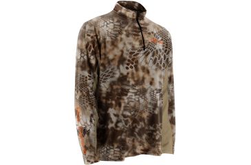 Image of HUK Mens Kryptek Icon 1/4 Zip, Kryptek Banshee H1200007BSES