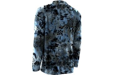 Image of HUK Mens Kryptek LoPro Performance Raglan Long Sleeve Shirt, Kryptek Neptune H1200105NEPM