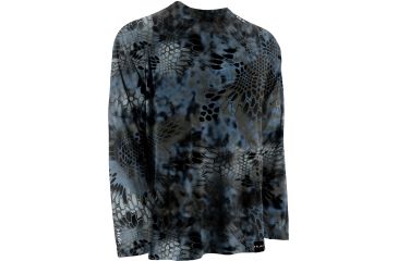 Image of HUK Mens Kryptek LoPro Performance Raglan Long Sleeve Shirt, Kryptek Neptune H1200105NEPM