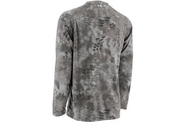 Image of HUK Mens Kryptek LoPro Performance Raglan Long Sleeve Shirt, Kryptek Raid H1200105RADL