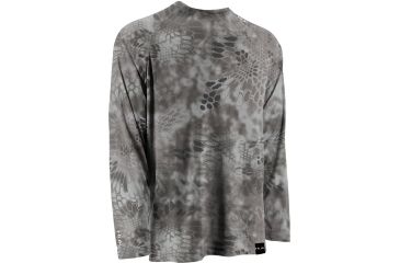Image of HUK Mens Kryptek LoPro Performance Raglan Long Sleeve Shirt, Kryptek Raid H1200105RADL