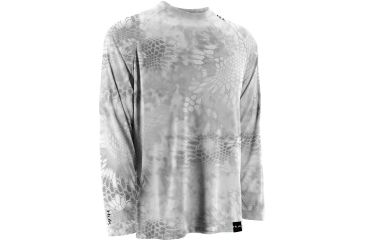 Image of HUK Mens Kryptek LoPro Performance Raglan Long Sleeve Shirt, Kryptek Yeti Royal H1200105YT1S