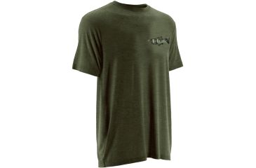 Image of HUK Mens KScott Bass Lilly Tee, Heather Green H1000075HGNS